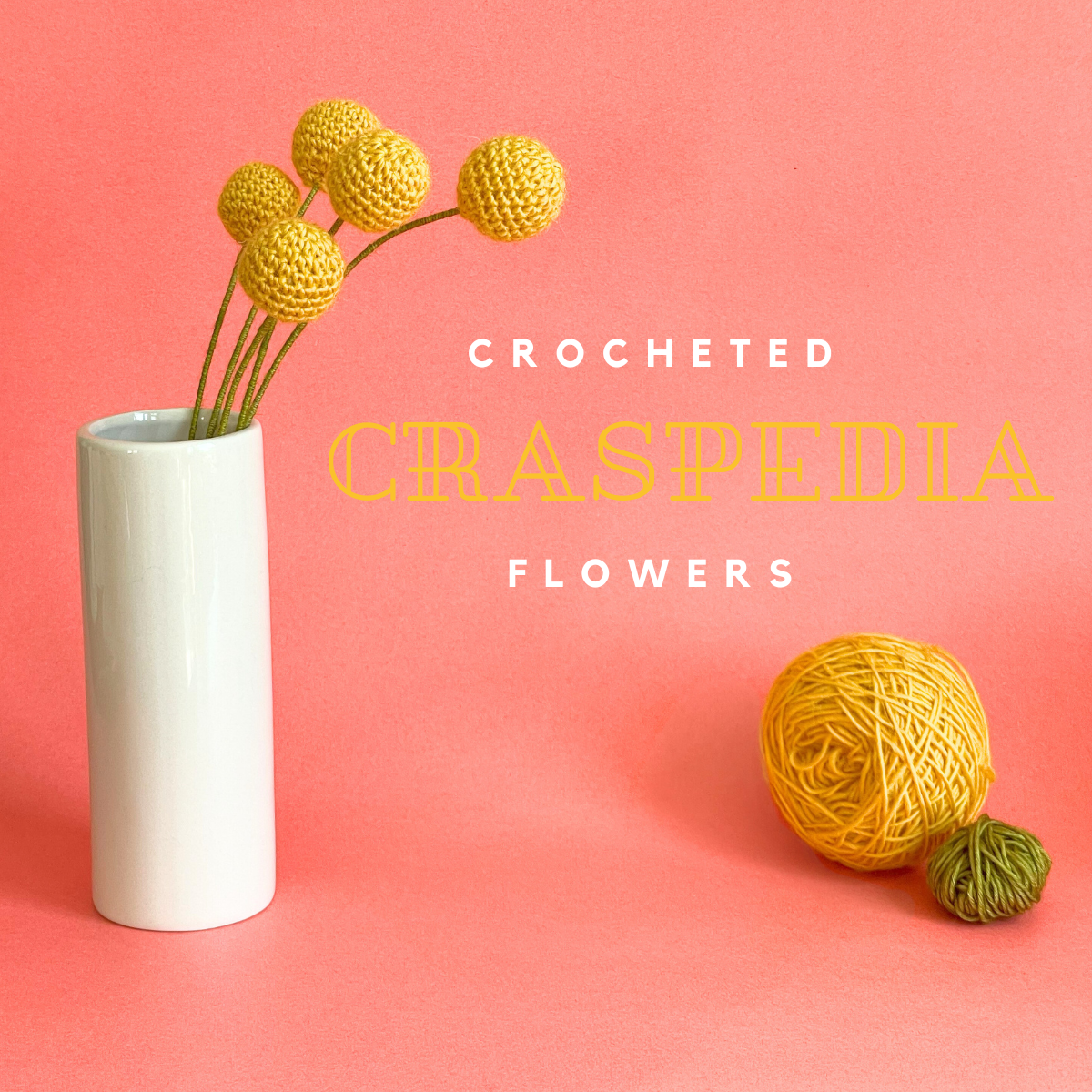Crocheted Craspedia Flowers