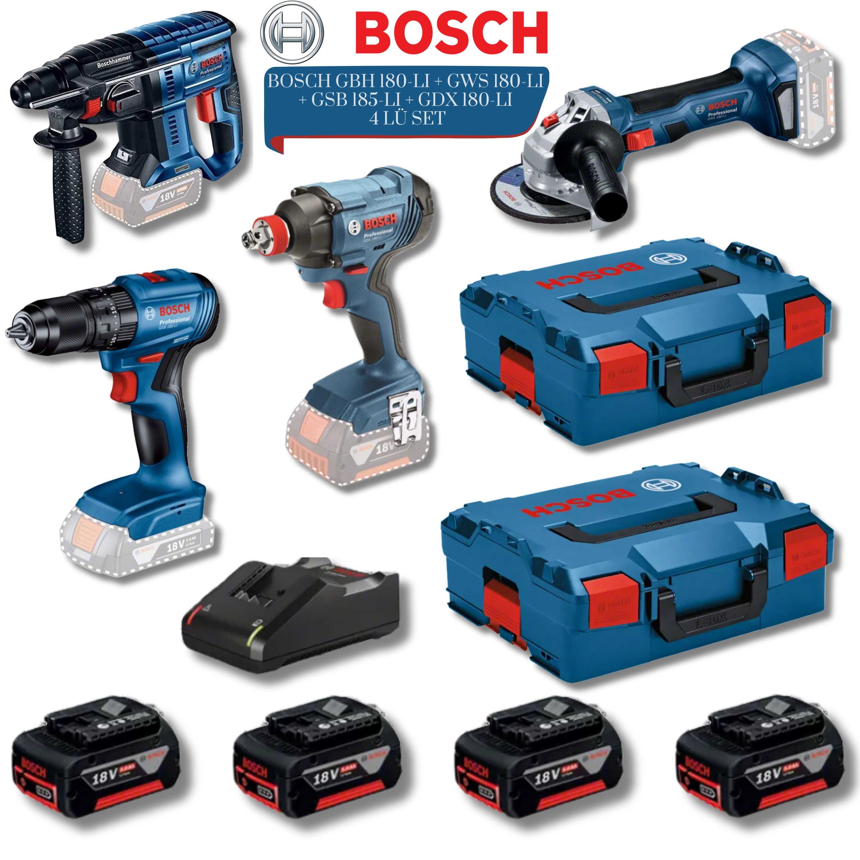Bosch Akülü El Aletleri Seti