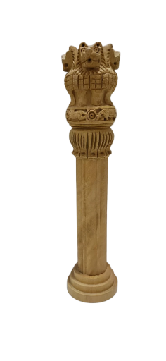 Ashoka Pillar (Wooden)