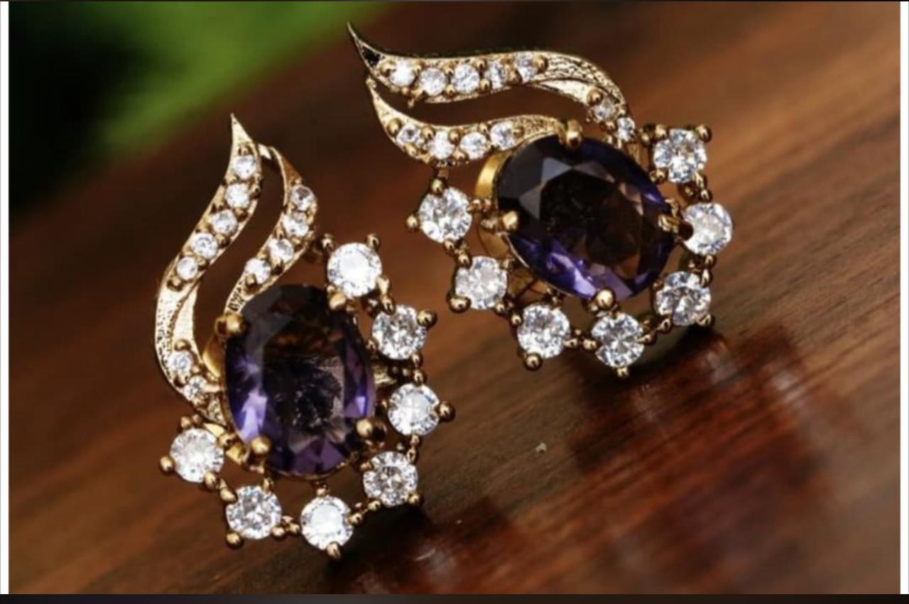 Elegant Amethyst Earrings