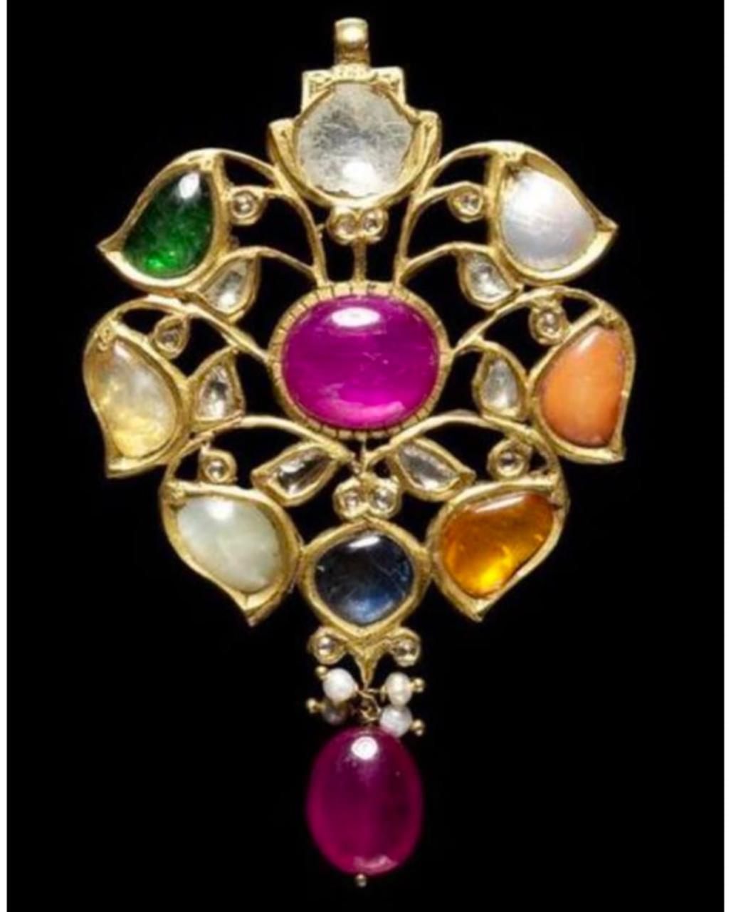 Multicolored Gemstone Pendant