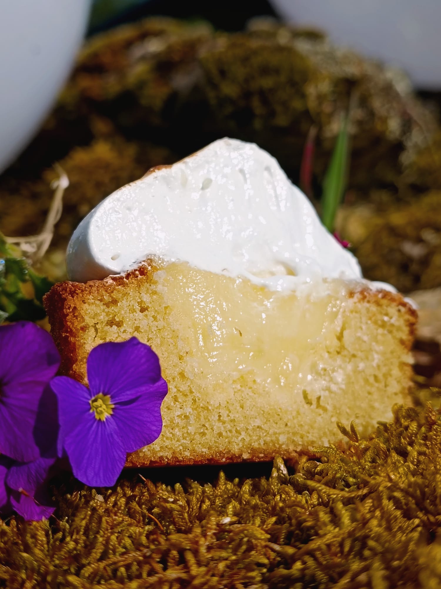 Cake au cœur de citron et sa meringue