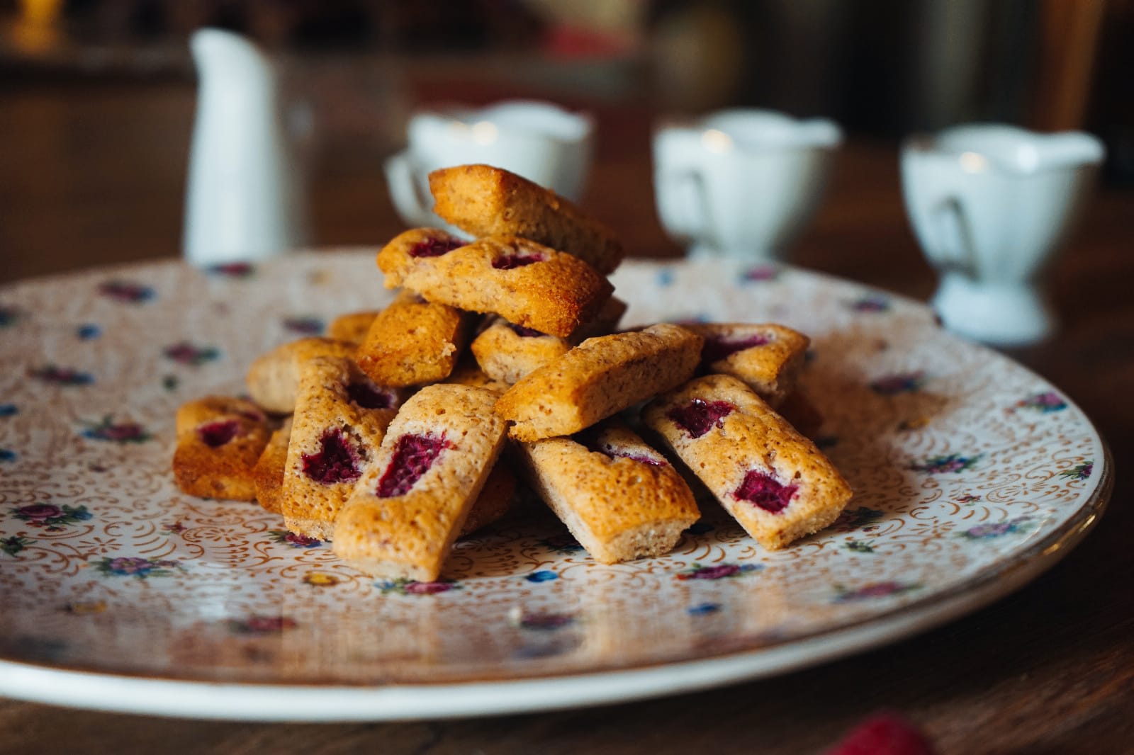 Minis financiers framboises et citron