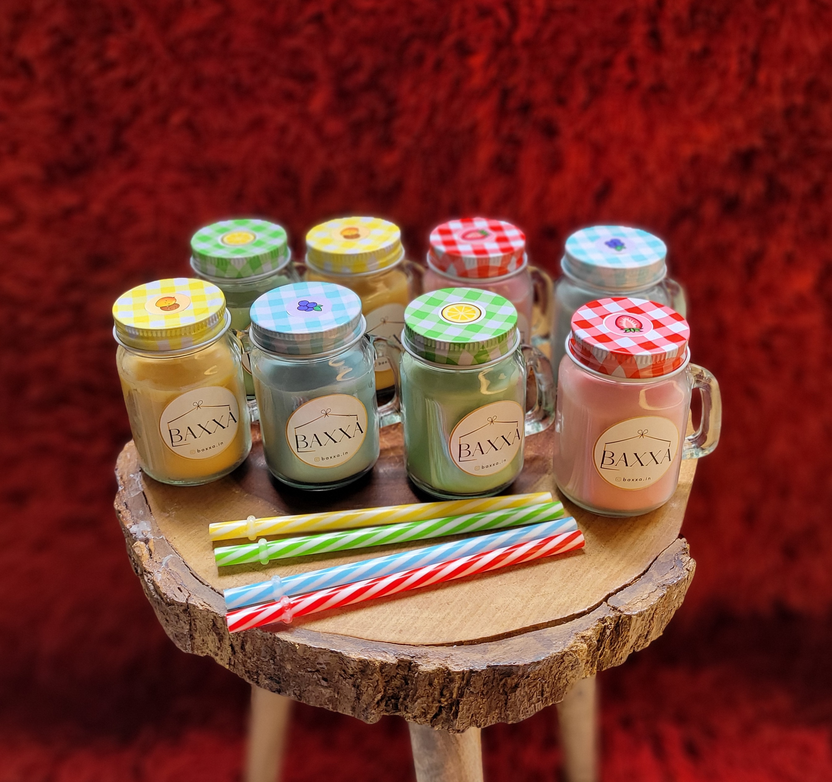Fruity Mason Jar Candles