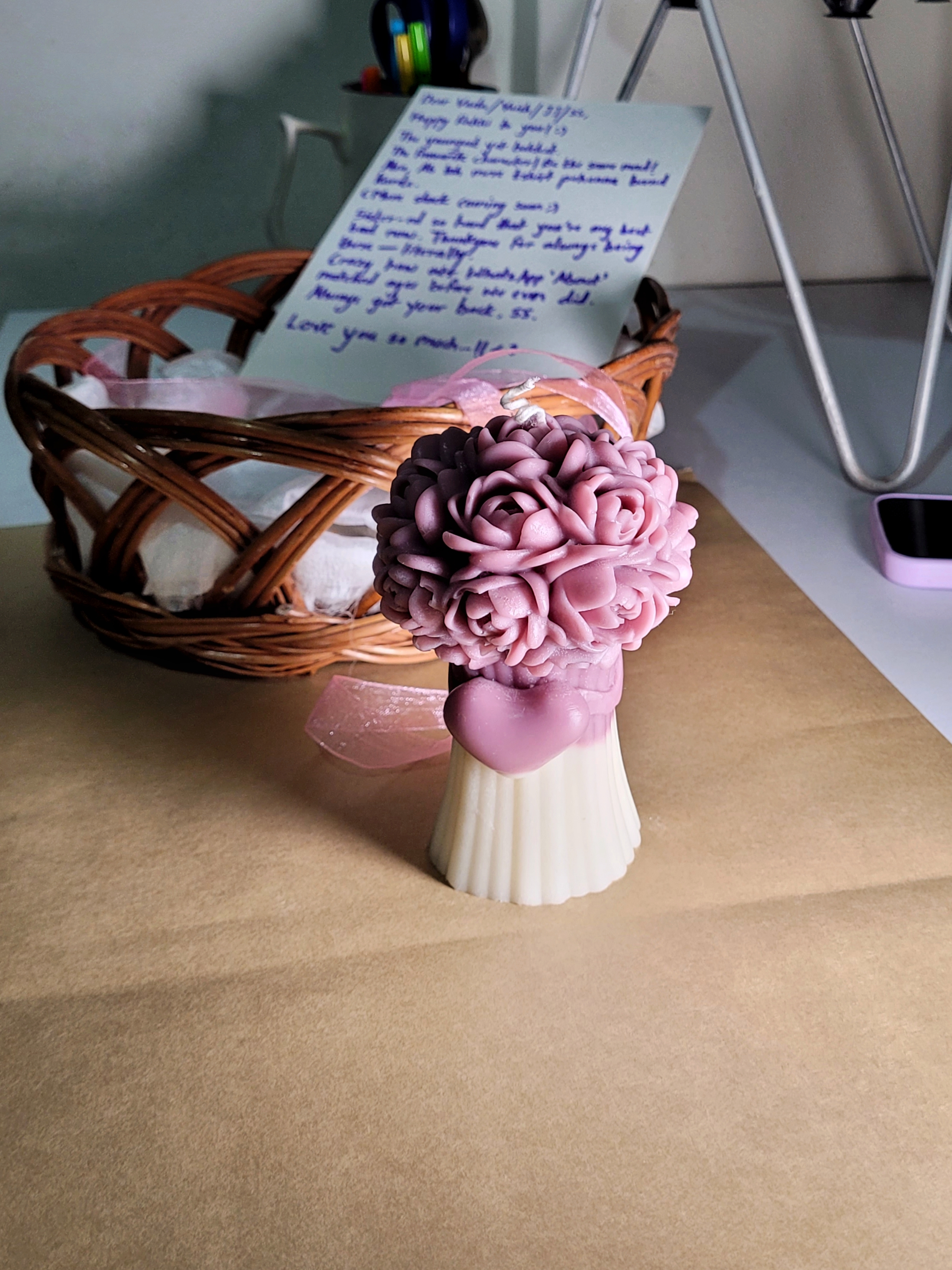 Flower Bouquet Candle