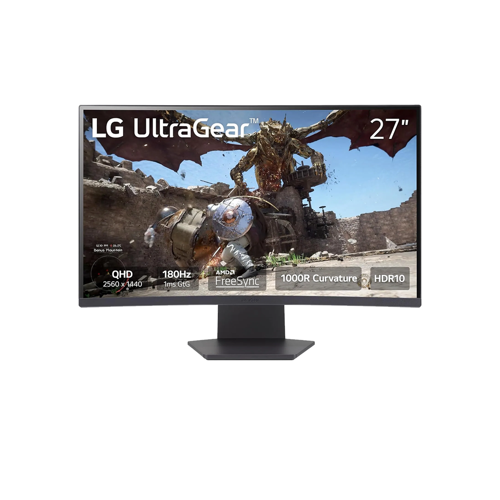 LG Ultragear 27" | QHD | VA | 180Hz | 1ms | Curved