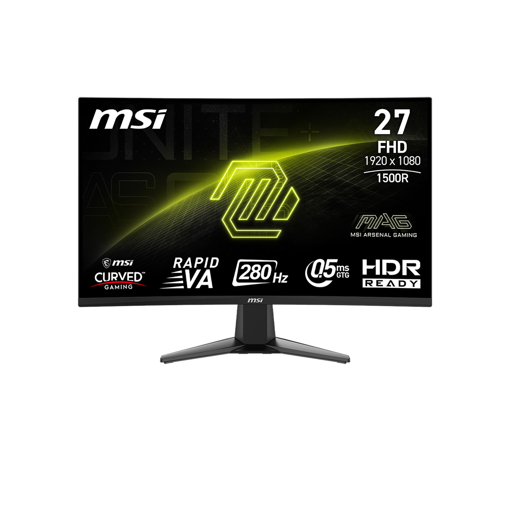 MSI 27" | FHD | Rapid VA | 280Hz | 0.5 ms | Curved