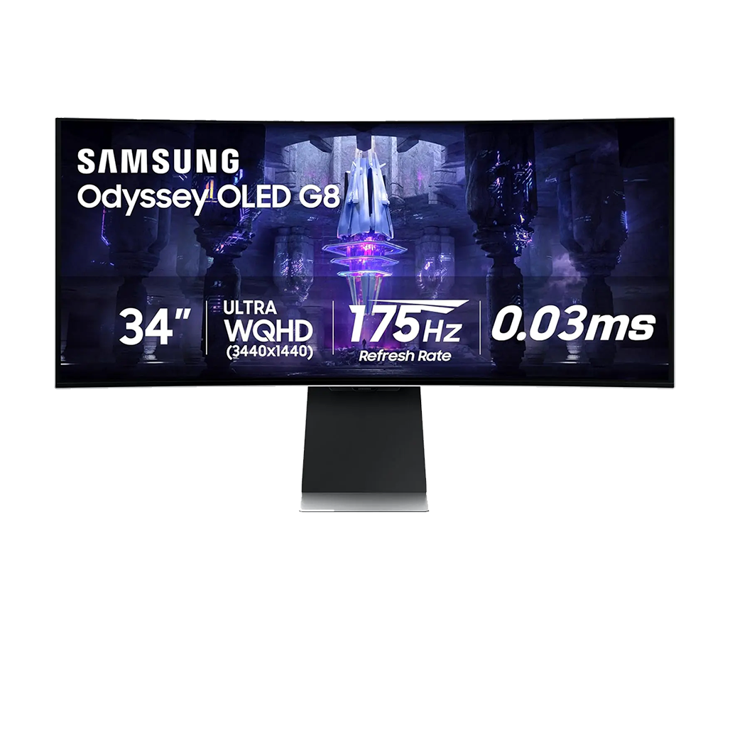  Samsung Odyssey OLED G8 34″ | ULTRA WQHD | IPS | 175Hz | 0.3ms | HDR10