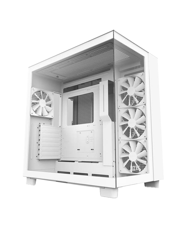 NZXT H9 FLOW - Mid-Tower - White