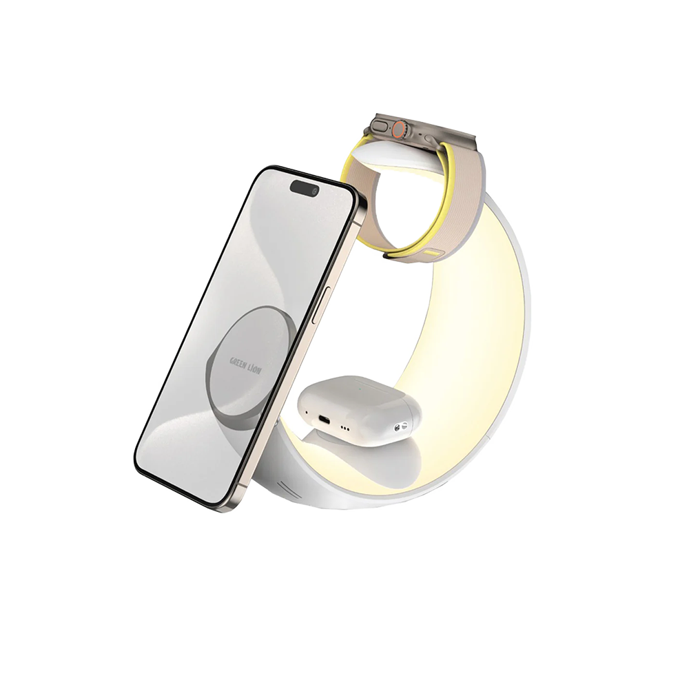 Green Lion Moon Charge 4-in-1 Wireless Charger