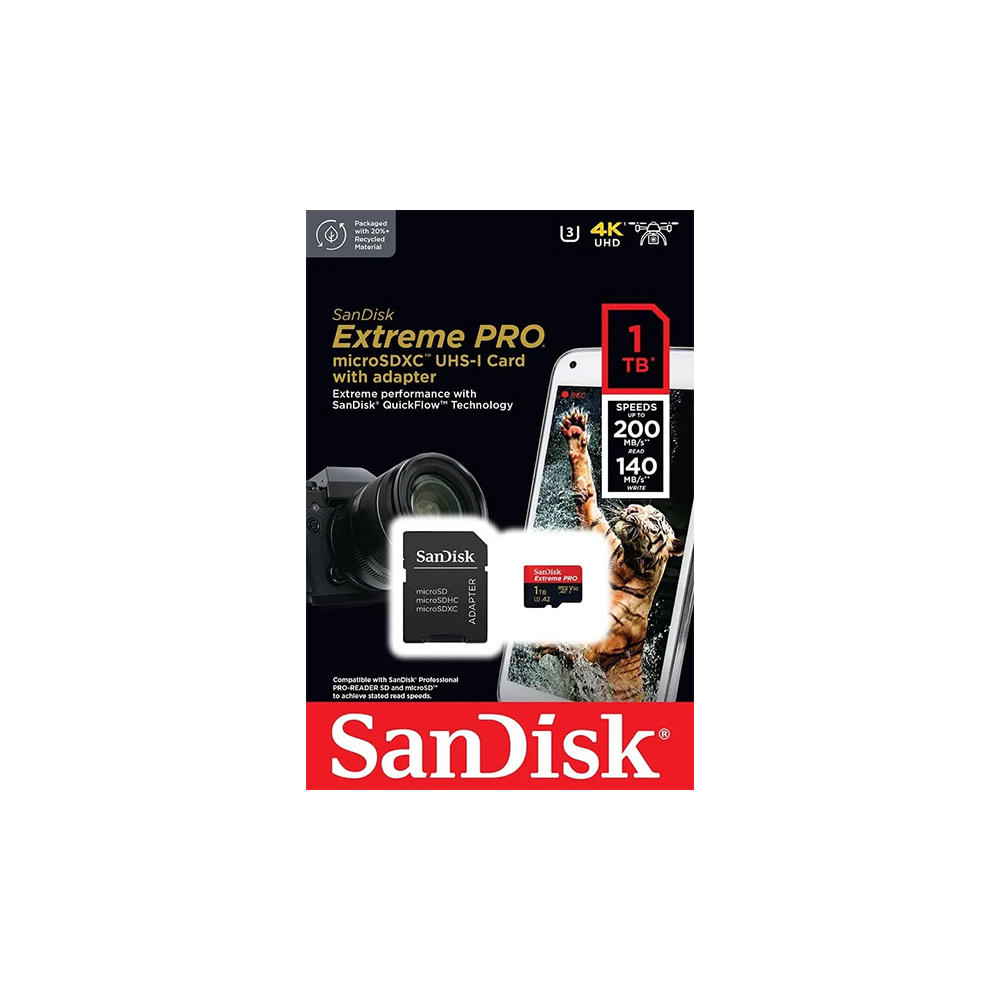 SanDisk Extreme PRO SDXC microSD Memory Card