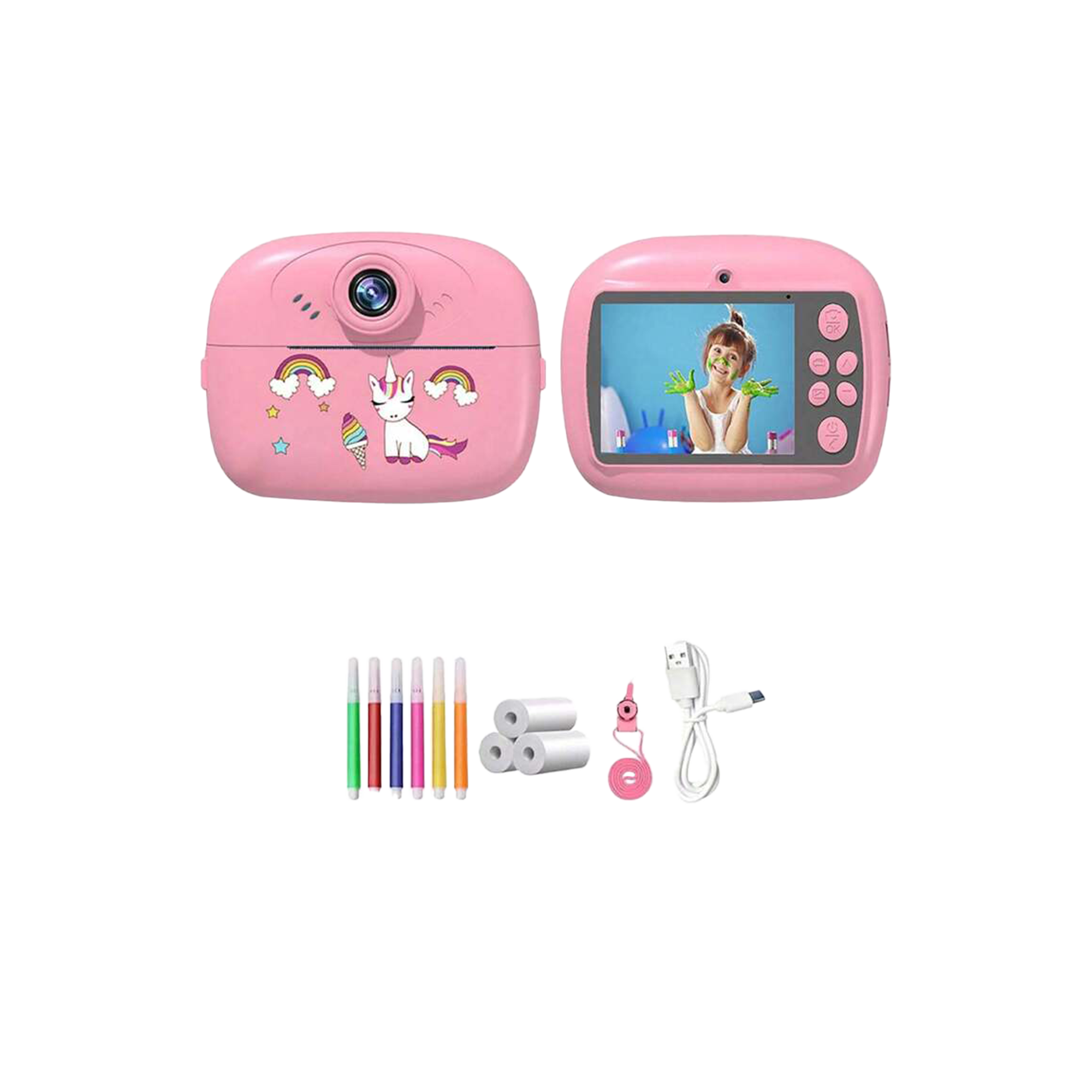 Kids Instant Print Selfie Camera
