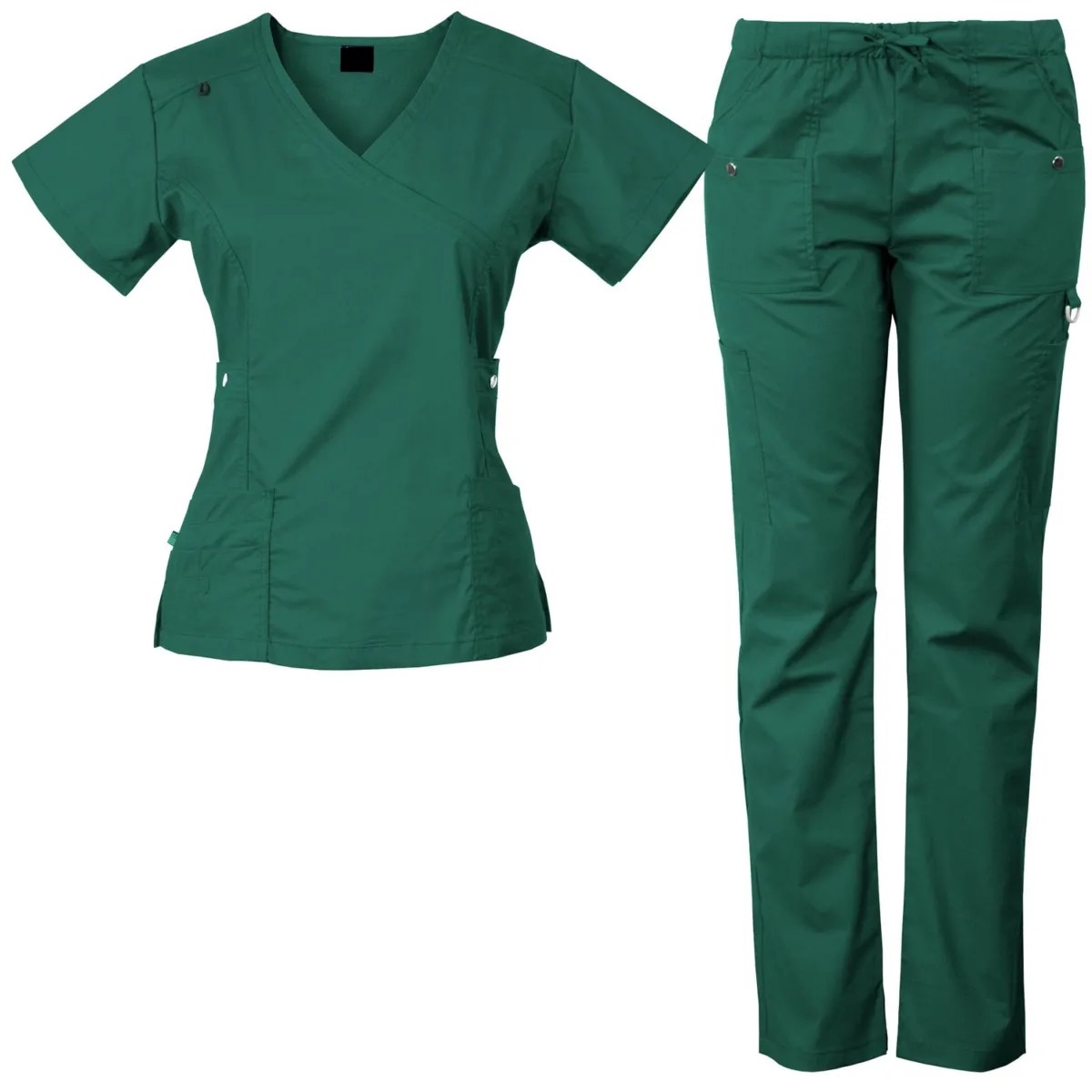 Green Medical Scrubs Set