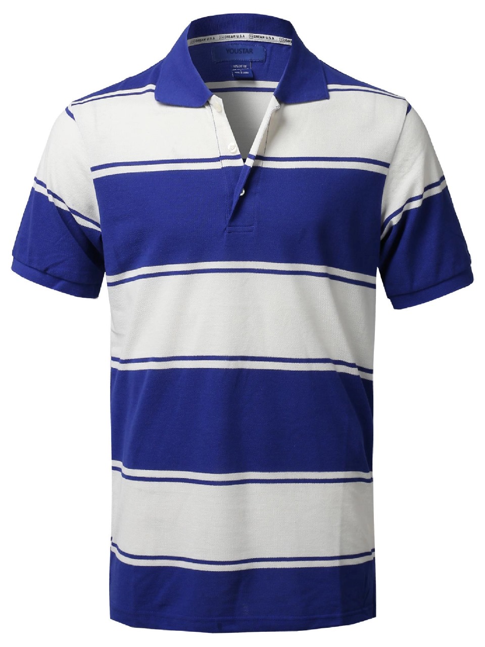 Men's Striped Polo Shirt