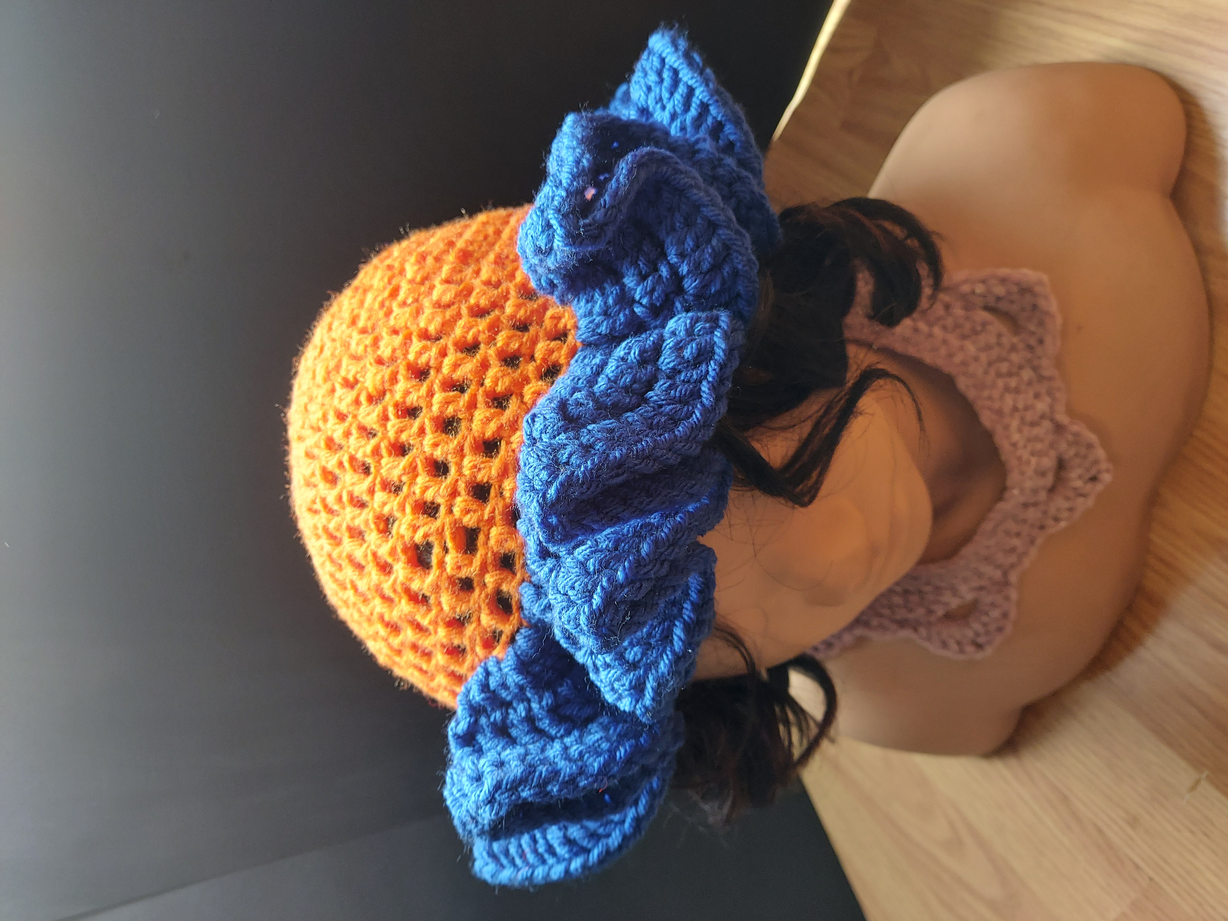 Crochet Extra Ruffle Hat