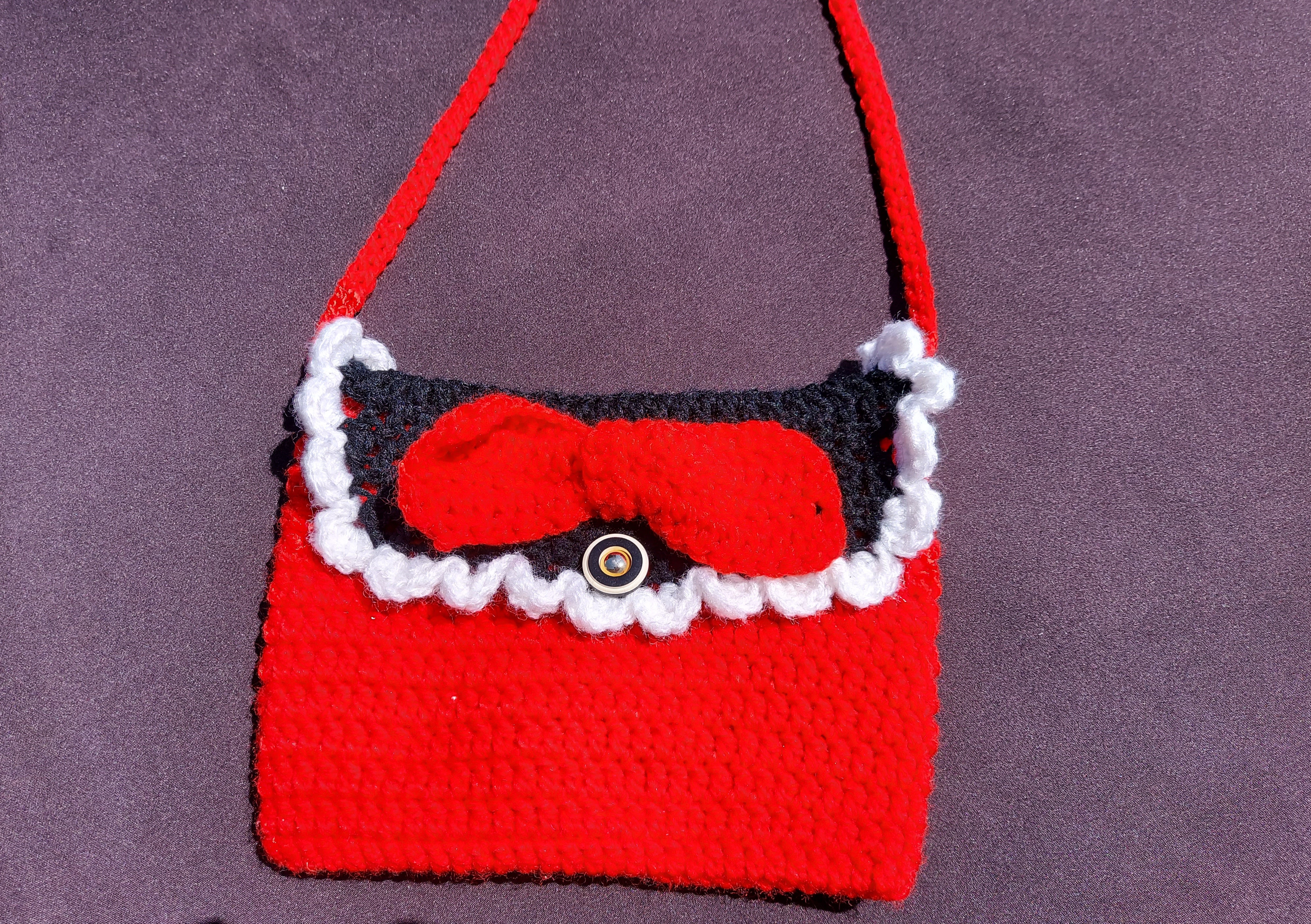 Minnie Mouse Inspired Shoulder Bag