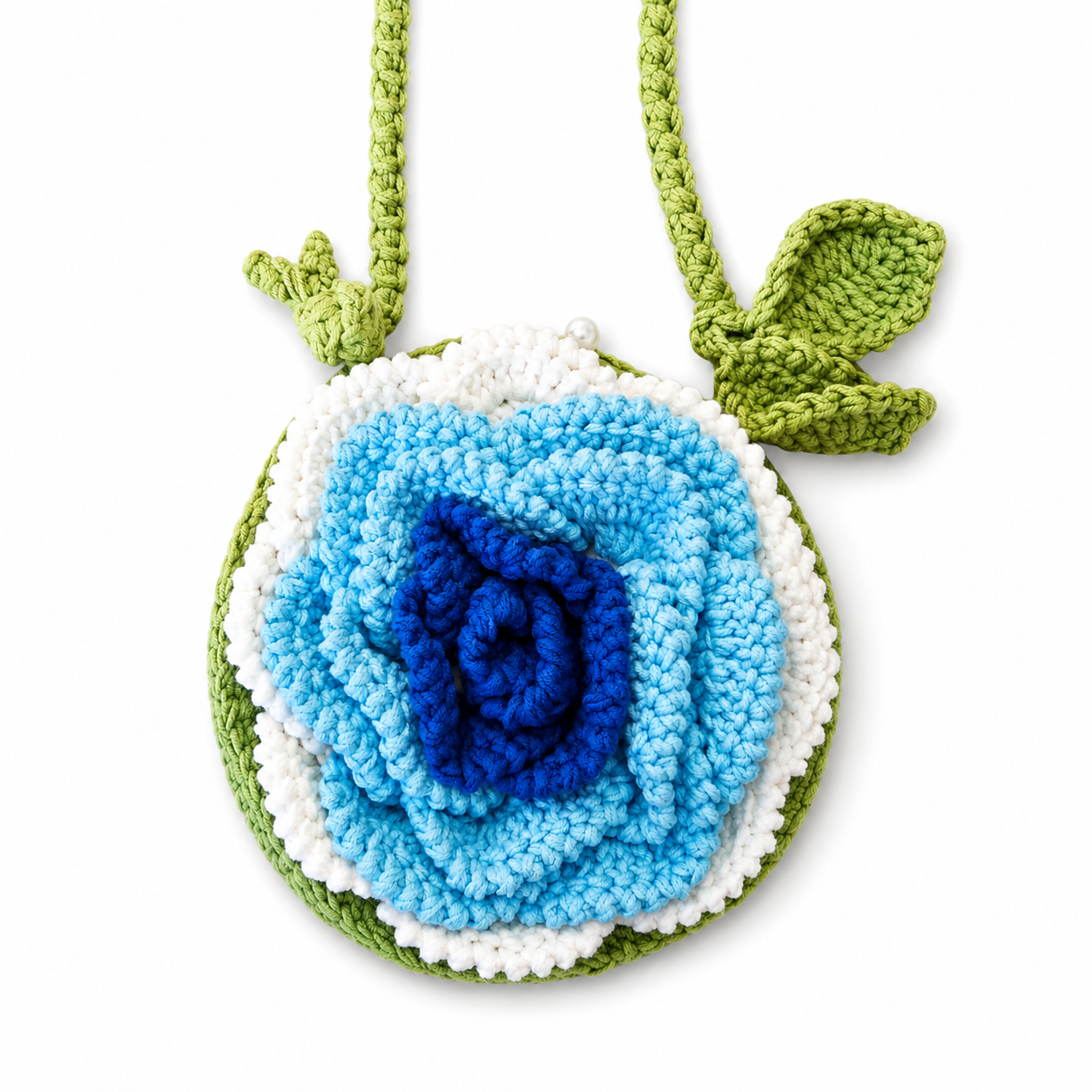 Crochet Rose Bag