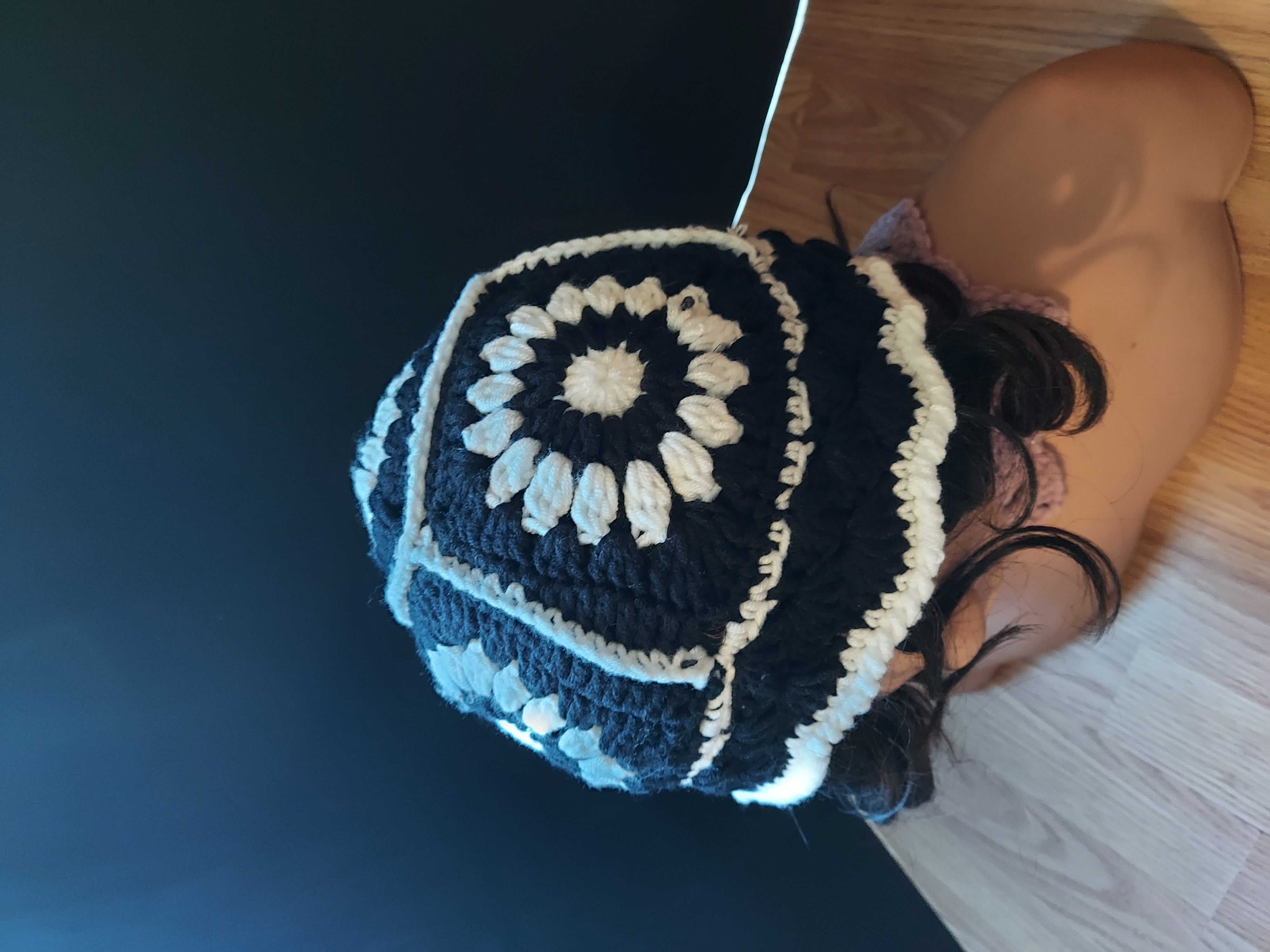 Crochet Bucket Hat Granny Square