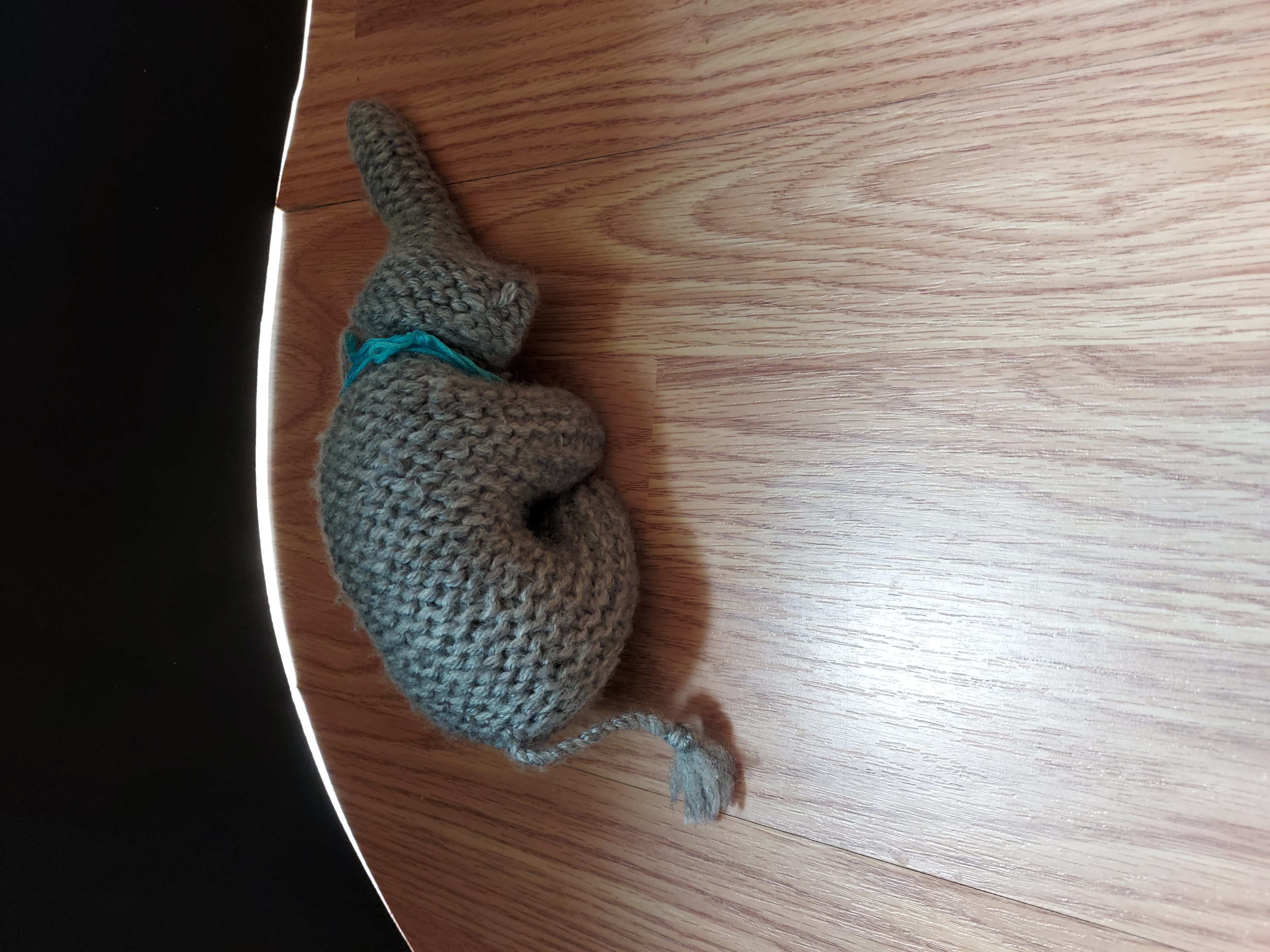 Real Wool Knitted Elefant Toy