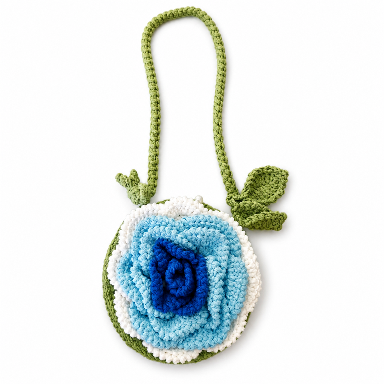Crochet Rose Bag