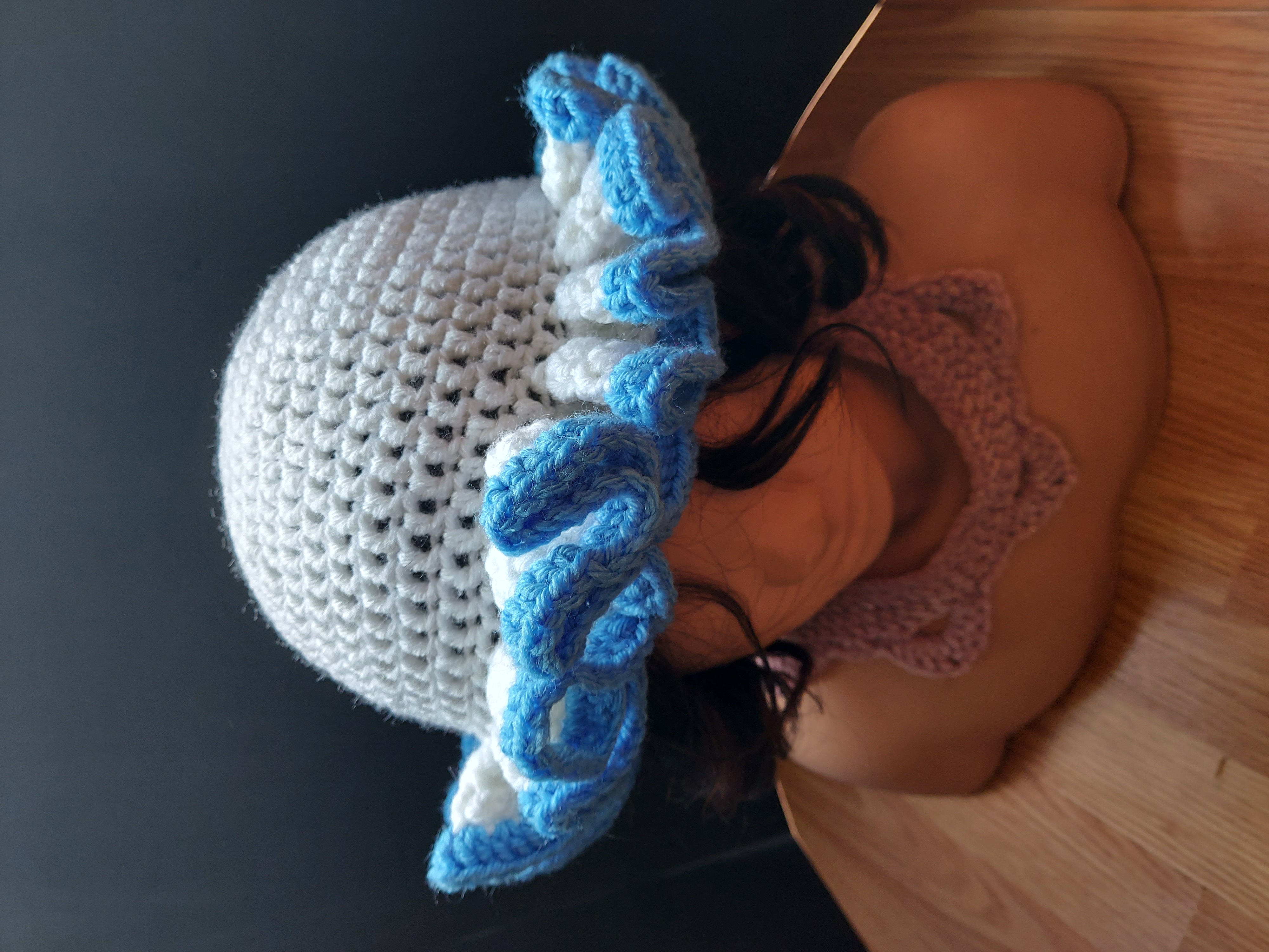 Crochet Extra Ruffle Hat