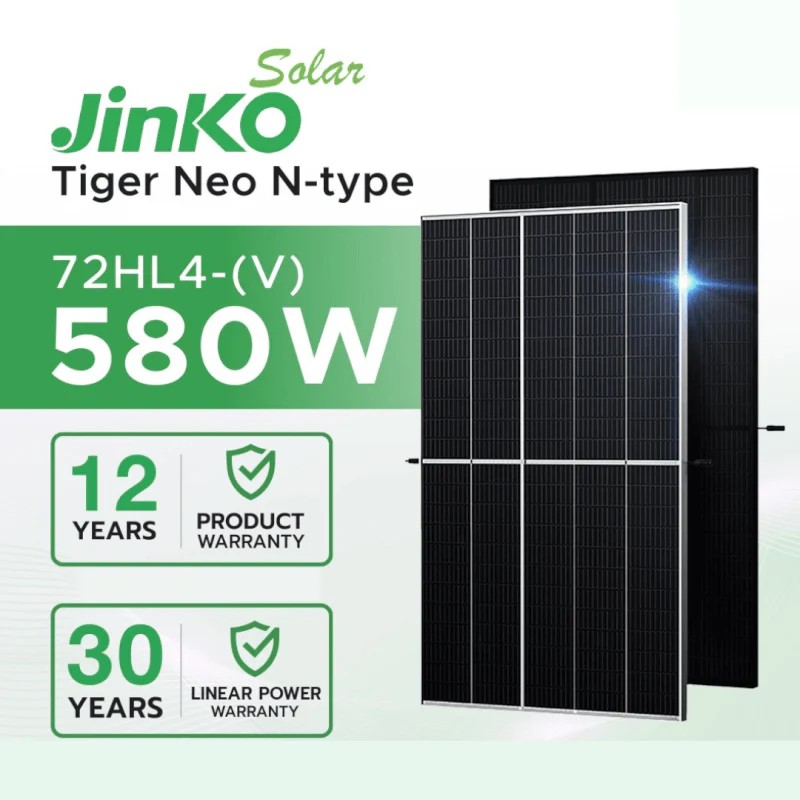Jinko Solar Tiger Neo N-type 72HL4-(V) 580W