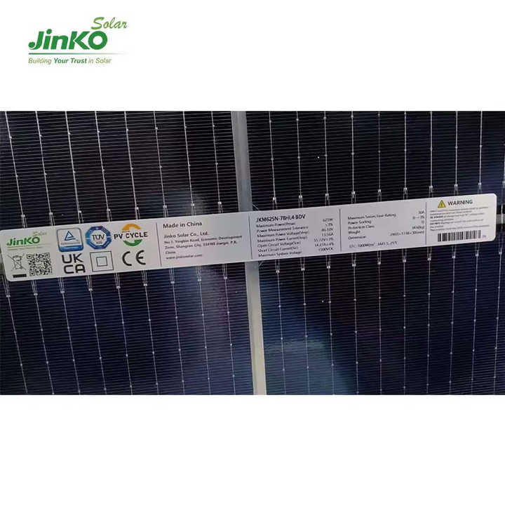 Jinko Bifacial Dual Glass Solar Panel
