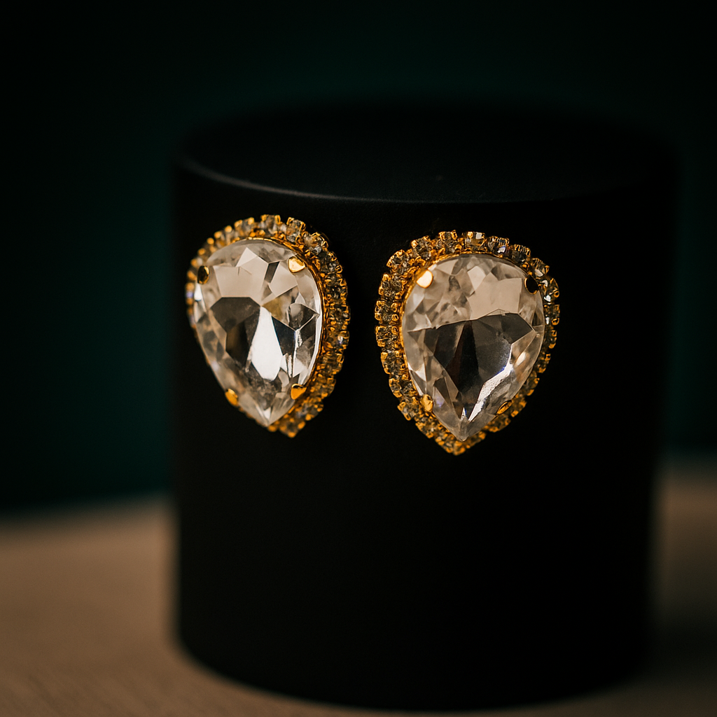 Crystal Teardrop Earrings
