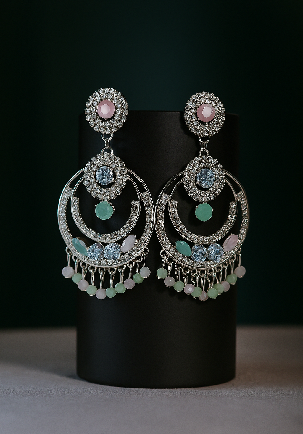 Elegant Crystal Chandelier Earrings