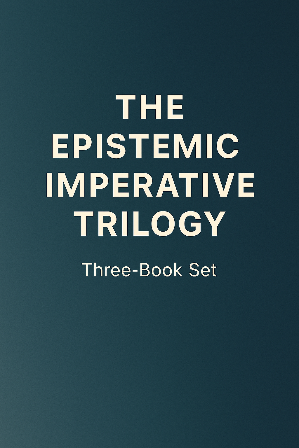The Epistemic Imperative Trilogy