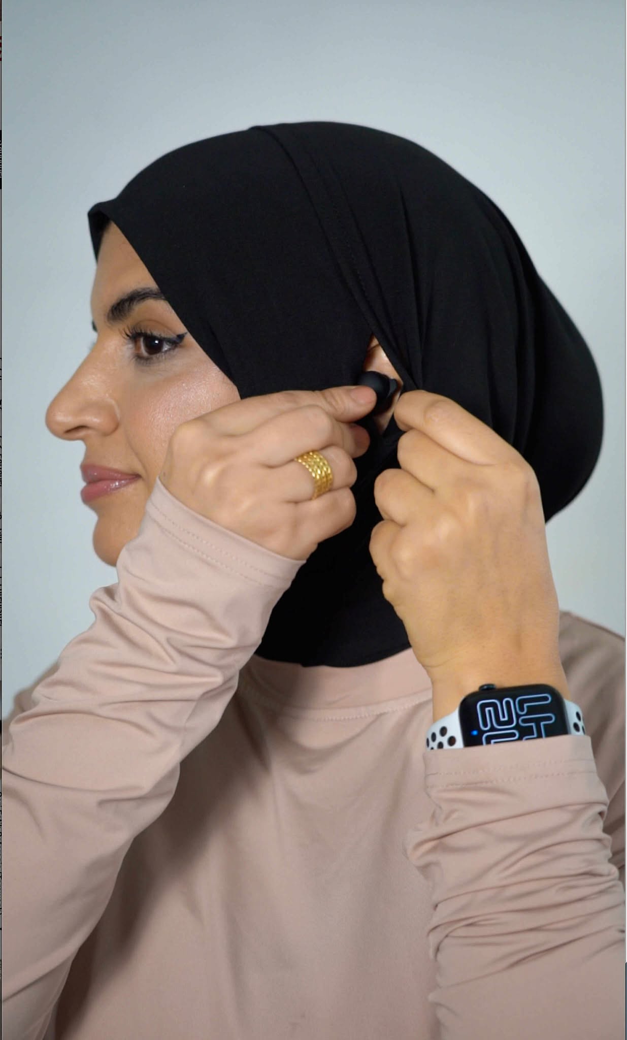 Instant Hijab Black