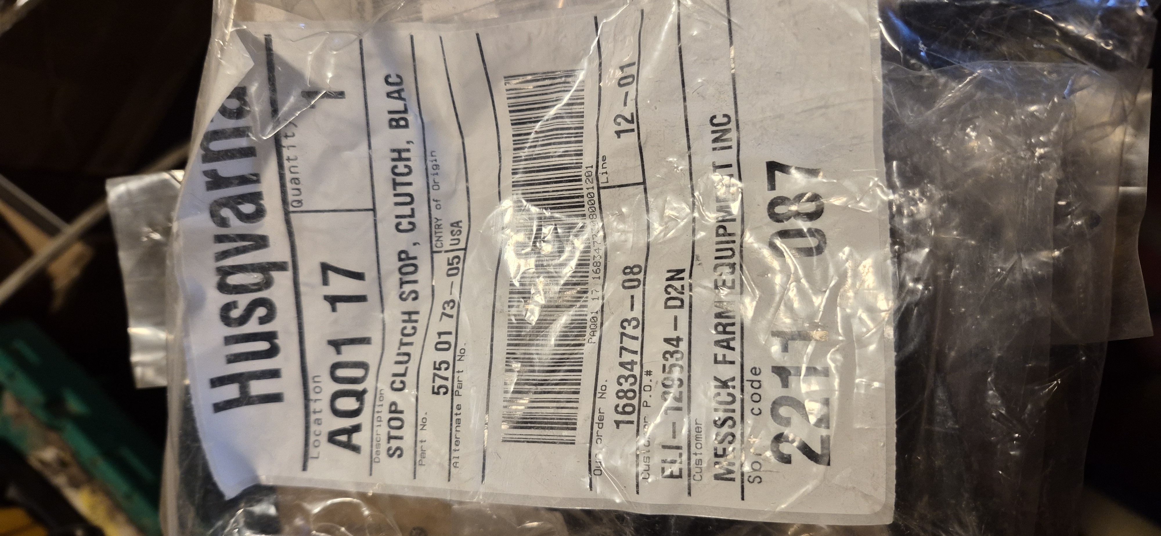 Husqvarna Stop Clutch