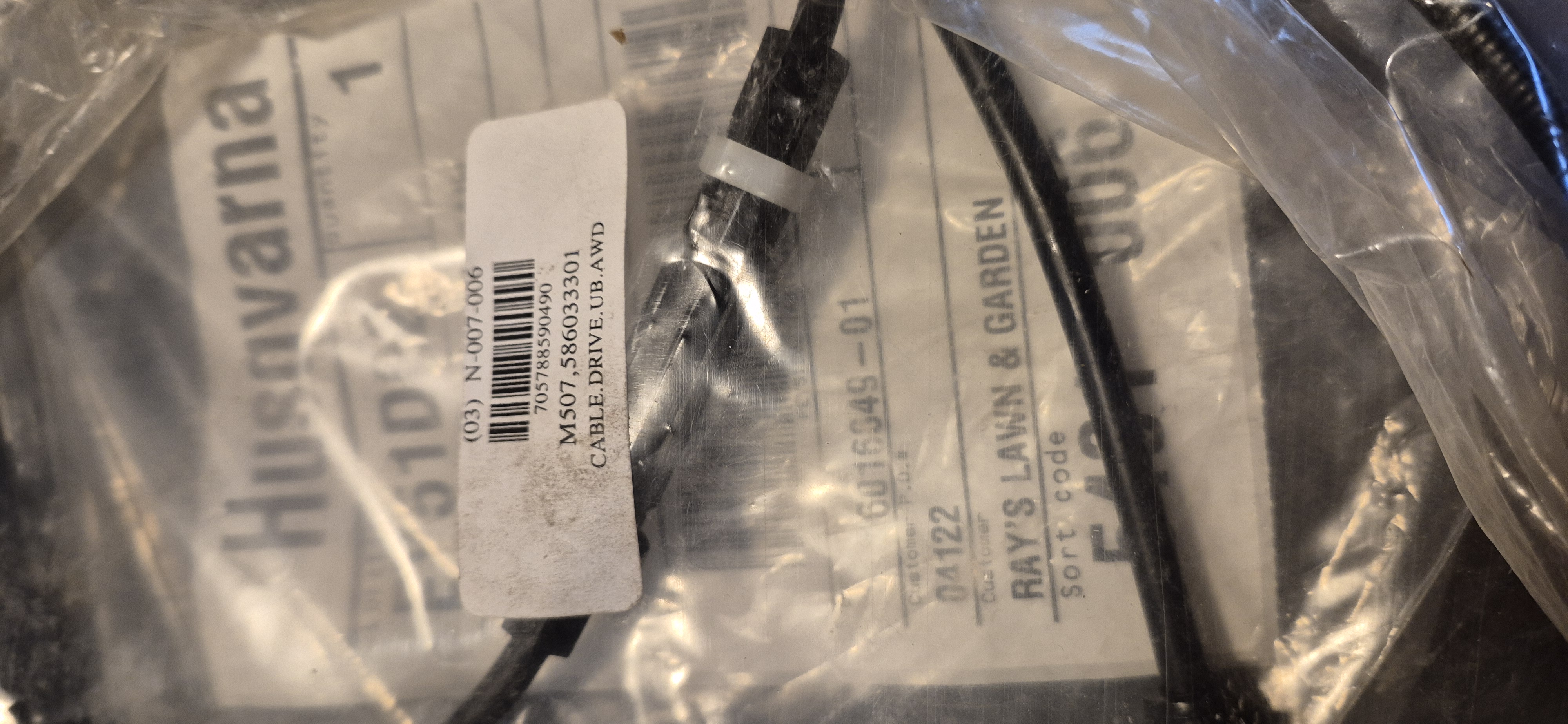 Husqvarna Cable Drive