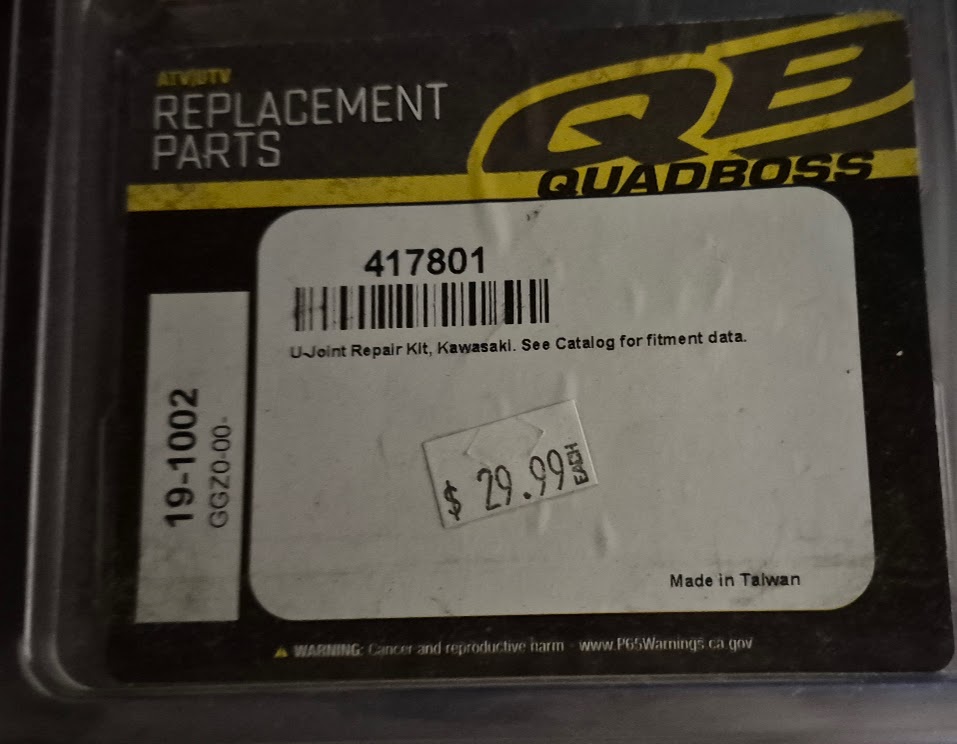 U-Joint Repair Kit for Kawasaki