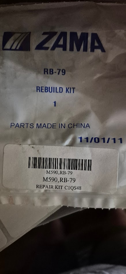 ZAMA RB-79 Rebuild Kit