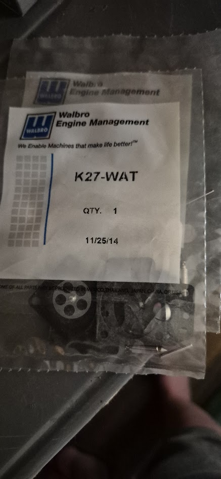 Walbro K27-WAT Carburetor Repair Kit