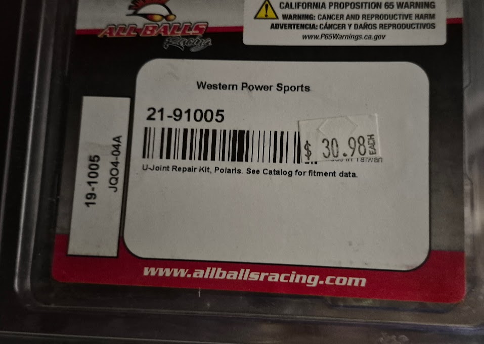 U-Joint Repair Kit for Polaris