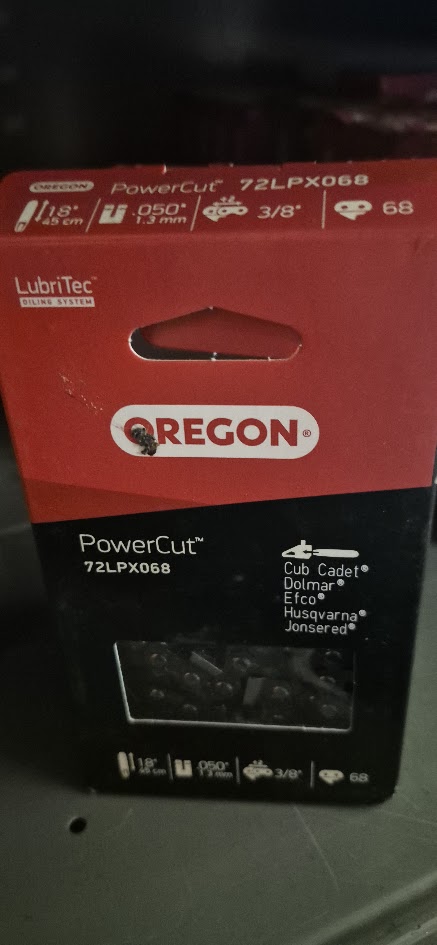 Oregon PowerCut Chainsaw Chain 72LPX068