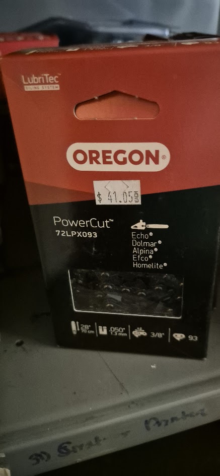 Oregon PowerCut Chainsaw Chain 72LPX093