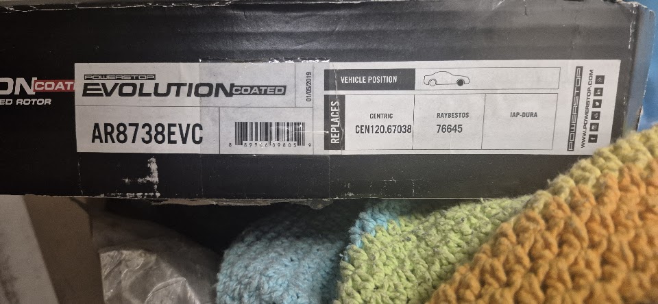 Power Stop Evolution Coated Brake Rotor