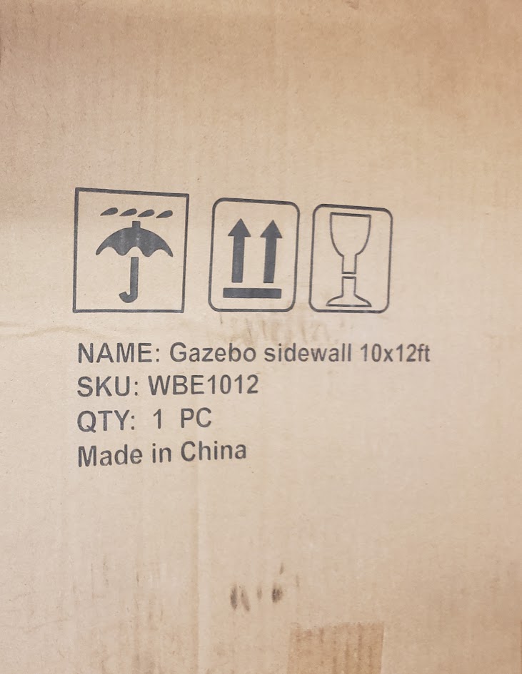 Gazebo Sidewall 10x12ft