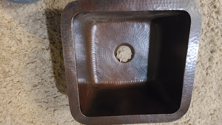 Hammered Copper Sink