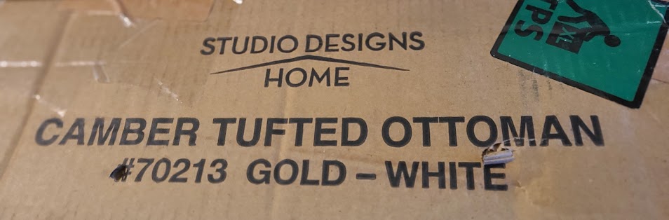 Camber Tufted Ottoman