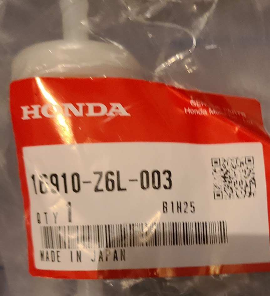 Honda Fuel Filter 16910-Z6L-003