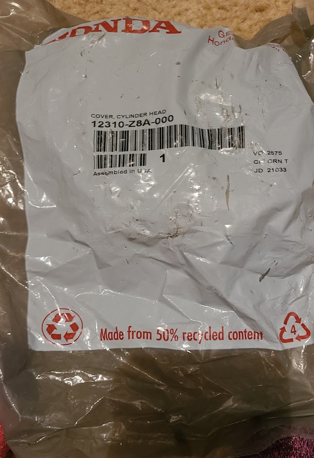 Honda Cylinder Head Cover