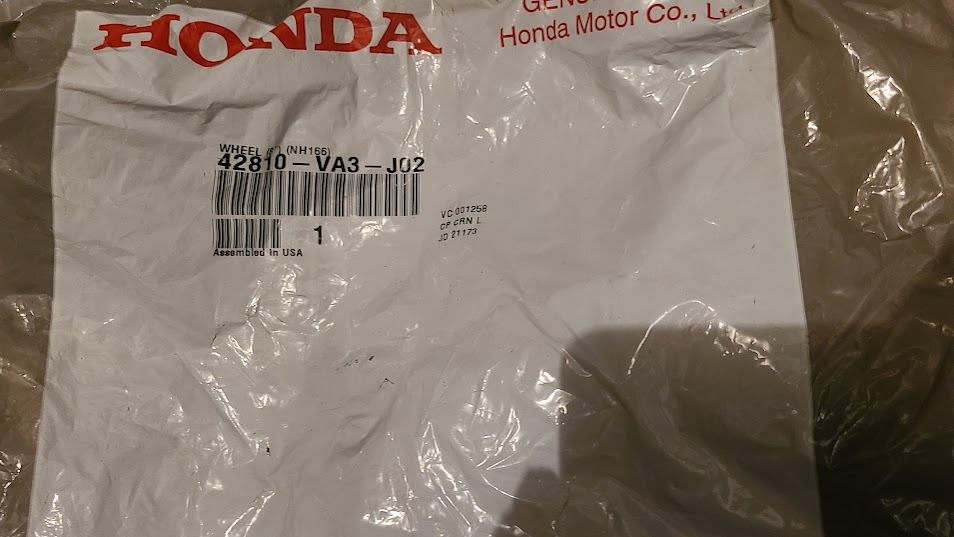 Honda Genuine Part 42810-VA3-J02