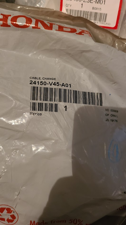 Honda Change Cable 24150-V45-A01