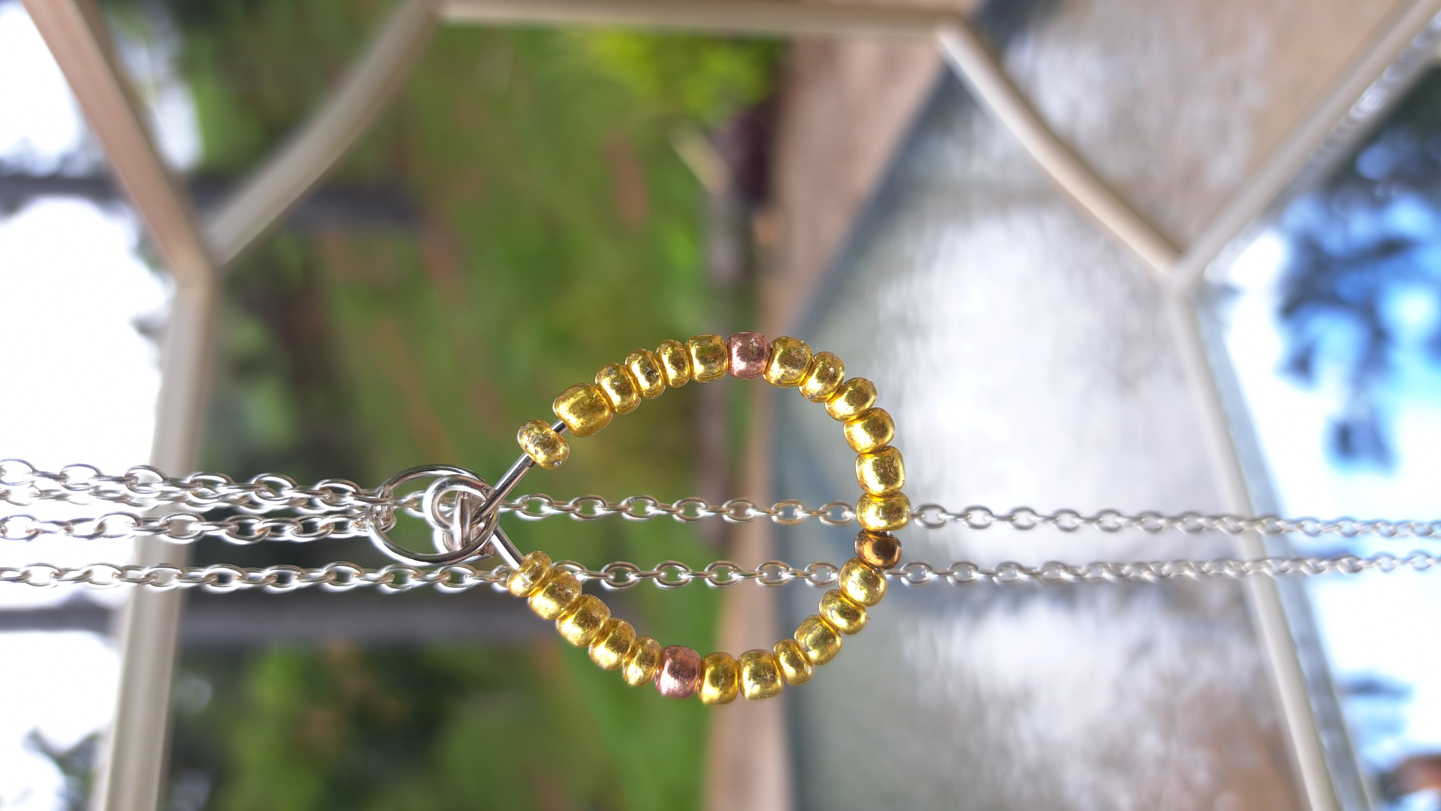 Beaded Pendant Necklace