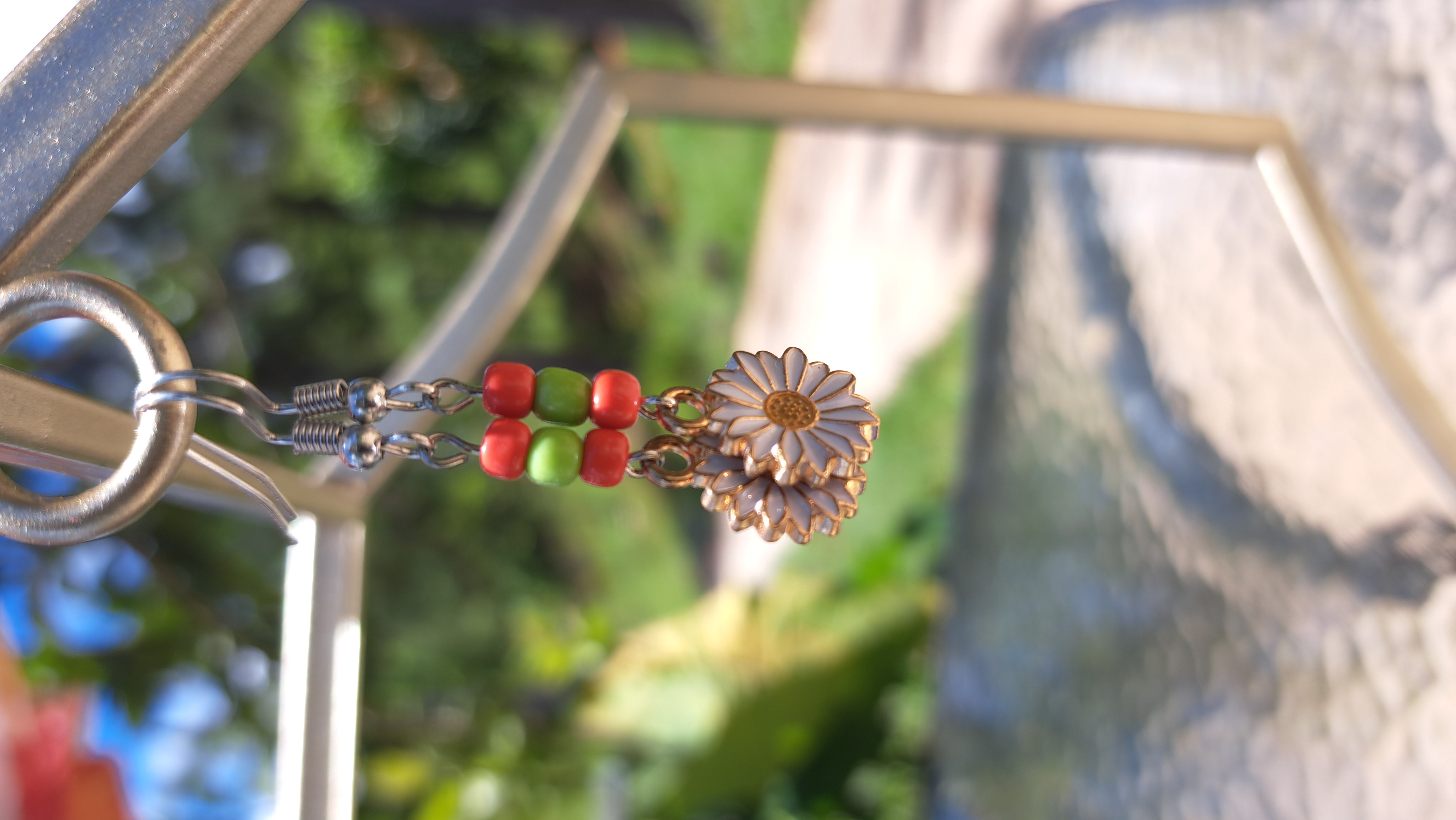 Floral earrings