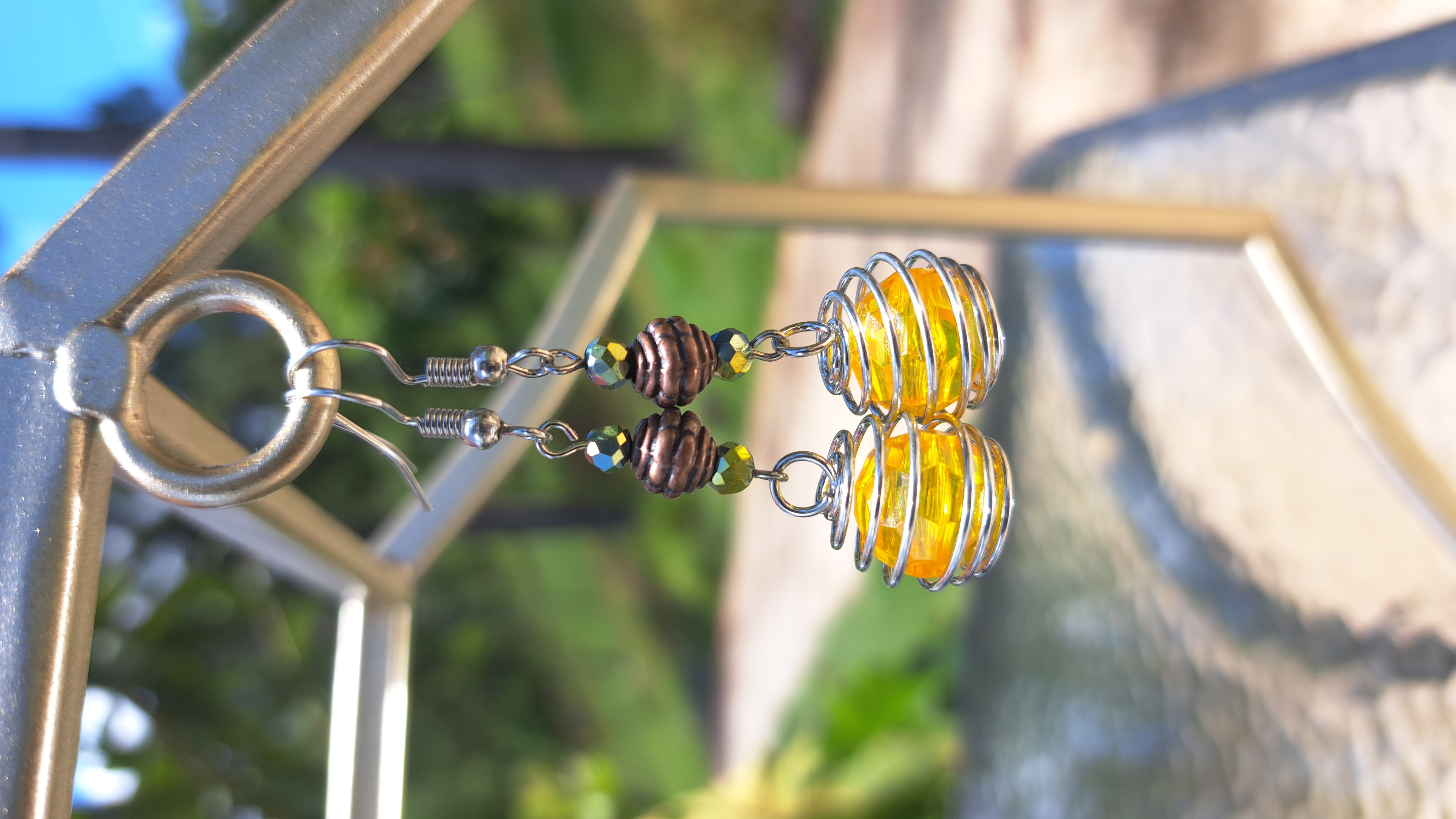 Handcrafted Wire-Wrapped Earrings